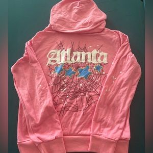 SP5DER (Spider Worldwide) Pink Atlanta Hoodie